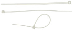 Кабельные стяжки Зубр Профессионал КС-Б2 4-309017-25-100 нейлоновые (РА66) белые 2.5 х 100 мм 50 шт.