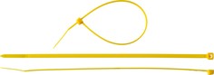 Кабельные стяжки Зубр Профессионал КС-Ж1 309050-36-200 нейлоновые (РА66) желтые 3.6 x 200 мм 100 шт.