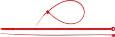 Кабельные стяжки Зубр Профессионал КС-К1 309040-36-200 нейлоновые (РА66) красные 3.6 x 200 мм 100 шт.