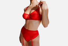 Стринги красные F3 Studio