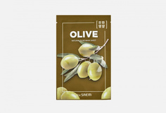 Маска на тканевой основе для лица с экстрактом оливы the Saem