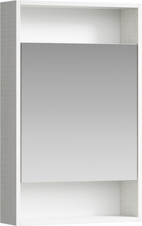 Зеркальный шкаф 50x80 см дуб канадский L/R Aqwella City SIT0405DK