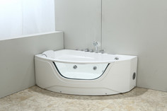 Акриловая гидромассажная ванна 160x100 см Black & White Galaxy 500800L