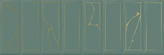Настенная плитка LB-Ceramics декор Роса Рок 1664-0214 20х60 зеленый