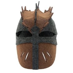 Игрушечный шлем Черная игуана, M Вишневый папа