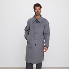 Прямое пальто из шерсти и кашемира 12&Nbsp;Storeez