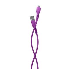 Кабель More choice K16m Purple USB 2.0A micro USB TPE 1м