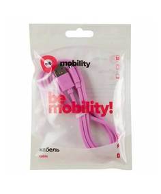 Дата-кабель MB mObility USB - micro USB, 3А, фиолетовый УТ000025666