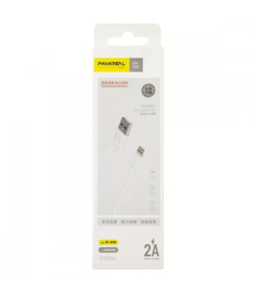 Дата-кабель PAVAREAL PA-DC08, USB - Lightning, белый