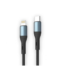 Дата-кабель PAVAREAL PA-X9, Type-C - Lightning, PD20W, черный