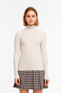 свитер женский Водолазка трикотажная в рубчик с длинными рукавами Befree