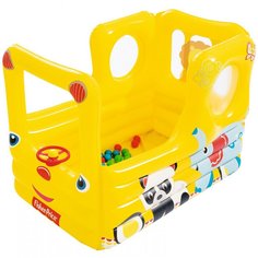 Игровой центр 137х96х96 см, Школьный автобус, 20 мячиков, Bestway, 93506
