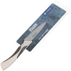 Нож кухонный Daniks, Etude, для овощей, нержавеющая сталь, 9 см, рукоятка пластик, YW-A377Y-PA