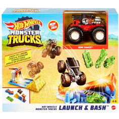 Набор игровой Mattel Hot Wheels Monster Trucks Взрыв машинок