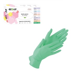 Перчатки нитриловые Green размер M 100 МЛ Ecolat