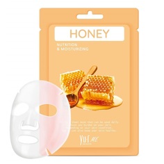 Тканевая маска для лица с экстрактом мёда YU.R ME Honey Sheet Mask