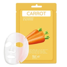Тканевая маска для лица с экстрактом моркови YU.R ME Carrot Sheet Mask