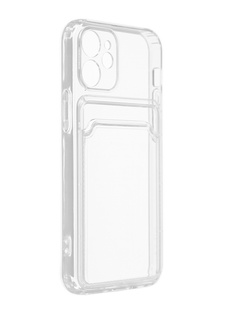Чехол Svekla для APPLE iPhone 12 Mini с картхолдером Transparent SVCAR-IP12M-WH