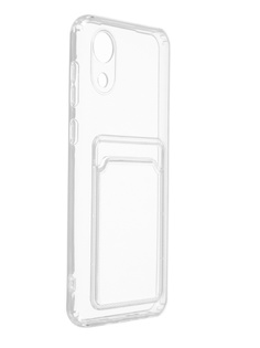 Чехол Svekla для Samsung Galaxy A03 с картхолдером Transparent SVCAR-SAMA03-WH