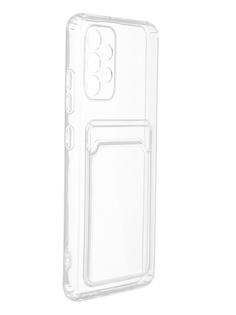 Чехол Svekla для Samsung Galaxy A32 с картхолдером Transparent SVCAR-SAMA32-WH