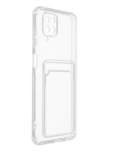 Чехол Svekla для Samsung Galaxy A12/M12 с картхолдером Transparent SVCAR-SAMA12-WH