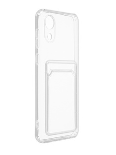 Чехол Svekla для Samsung Galaxy A03 Core с картхолдером Transparent SVCAR-SAMA03C-WH