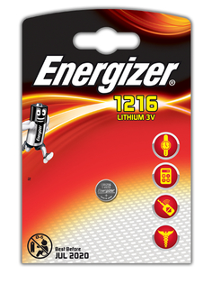 Батарейка CR1216 - Energizer Lithium 3V (1 штука)
