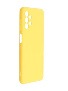 Чехол DF для Samsung Galaxy A13 Silicone Yellow sCase-142