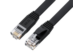 Сетевой кабель GCR Prof cat.7 RJ45 T568B 50cm Black GCR-53174