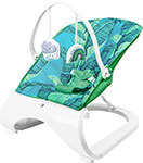 Детский шезлонг Amarobaby Funny adventures, изумрудный (AB21-25FA/15)