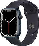Умные часы Apple Watch Series 7 GPS 45mm Midnight Aluminium Case Midnight Sport Band (MKN53LL/A)