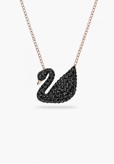 Колье Swarovski® Iconic Swan, с покрытием из розового золота