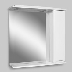 Зеркальный шкаф 80x75 см белый глянец R Am.Pm Like M80MPR0801WG Am.Pm.