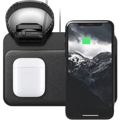 Base Station Apple Watch Edition Stand + USB-C PD, USB-A - Black Nomad