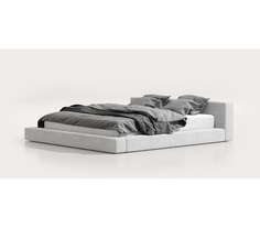 Кровать двуспальная tetris bed 160*200 (bino-home) серый 200x60x240 см.