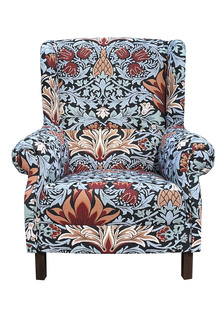 Кресло кантри флорентийская мозаика (benin) синий 85.0x105.0x85.0 см.