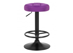 Табурет барный bruno black фиолетовый (dobrin) фиолетовый 36x83x36 см.