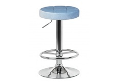 Табурет барный bruno пудрово-голубой (dobrin) голубой 36x83x36 см.