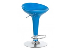 Стул барный bomba голубой (dobrin) голубой 43x88x36 см.