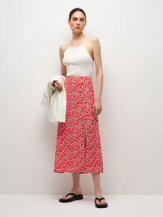 Юбка миди с разрезом Sela