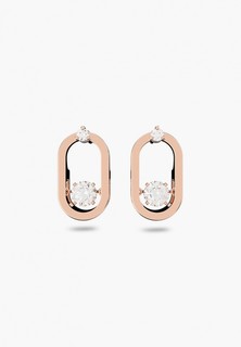 Серьги Swarovski® Sparkling Dc, покрыто золотом