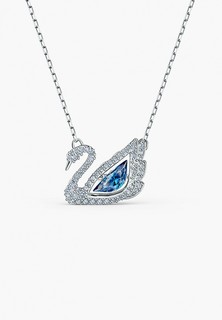 Колье Swarovski® Dancing Swan, покрытие родий