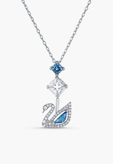 Колье Swarovski® Dazzling Swan, покрытие родий