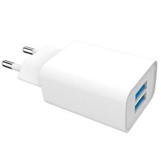 Сетевое зарядное устройство PAVAREAL PA-WC56, 2 USB, 2A, белое