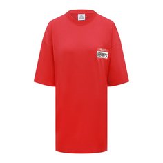 Хлопковая футболка VETEMENTS