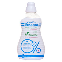Средства для стирки белья гель для стирки ECOLAND Bio Receptura универсальный 1,5л