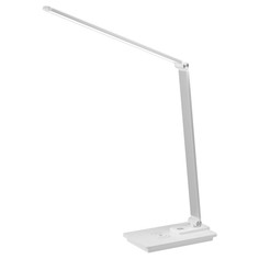 Настольные лампы для рабочего стола LED лампа настольная светодиодная ФОТОН 7Вт LED QI зарядка диммер белая