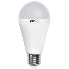 Лампа светодиодная E27, 20 Вт, 180 Вт, груша, 5000 К, свет холодный белый, JazzWay, PLED- SP A65