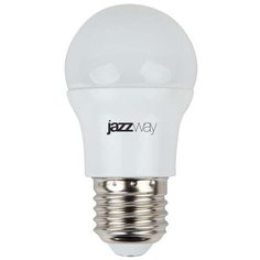 Лампа светодиодная E27, 7 Вт, 60 Вт, шар, 5000 К, свет холодный белый, JazzWay, PLED- SP G45