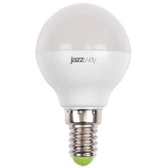 Лампа светодиодная E27, 9 Вт, 75 Вт, шар, 5000 К, свет холодный белый, JazzWay, PLED- SP G45